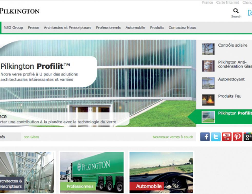 Le nouveau site de Pilkington : plateforme ouverte sur le verre plat