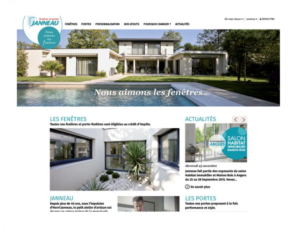 Atout séduction pour le nouveau site Janneau