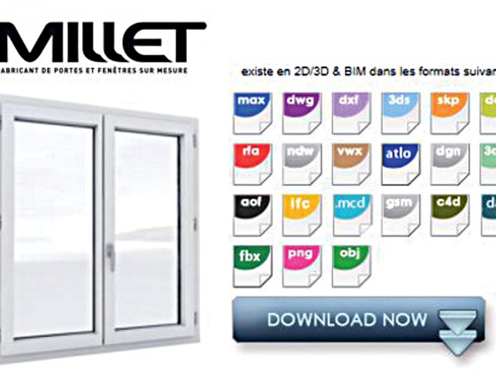 GMI, premier fabricant de fenêtres à proposer ses produits au format BIM