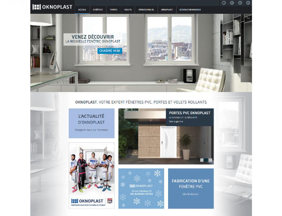 Oknoplast renouvelle la dynamique de son site