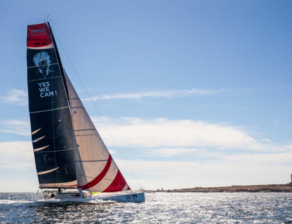 Le Groupe BOUYER LEROUX, 1er partenaire entrepreunarial, à s'engager auprès de Jean Le Cam sur le Ve