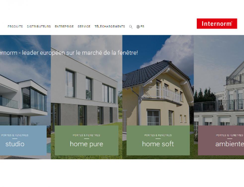 Internorm.com fait peau neuve
