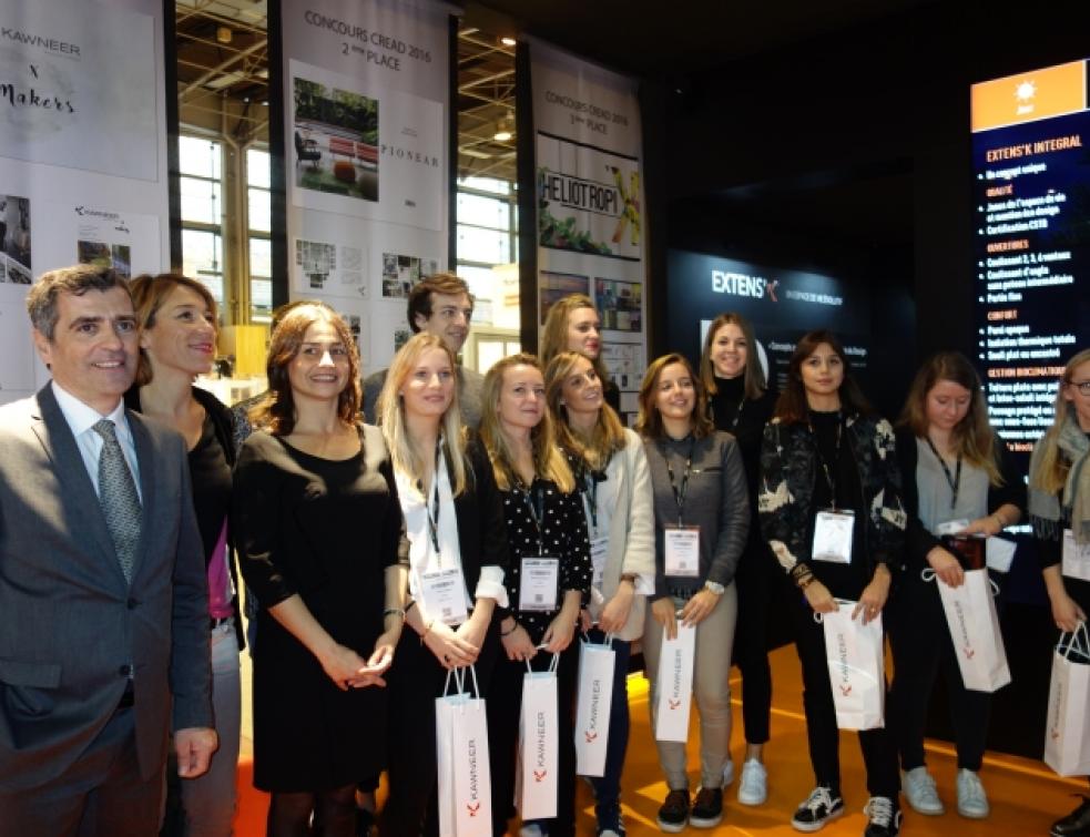 Flash : Concours CREAD 2016, Kawneer remet les prix aux 3 projets finalistes