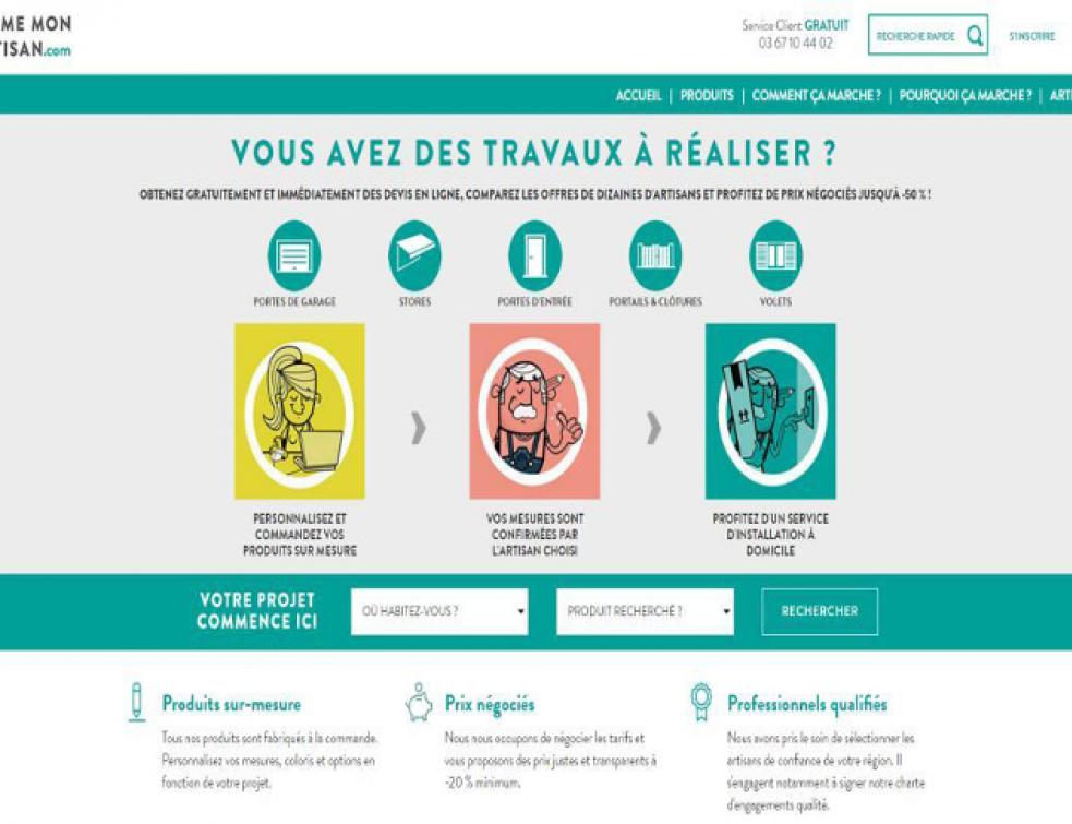 JaimeMonArtisan.com, une marketplace dédiée aux artisans de l'habitat