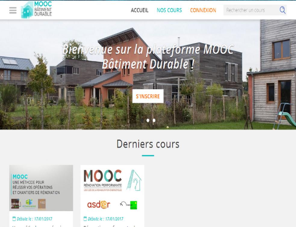 MOOC Bâtiment durable