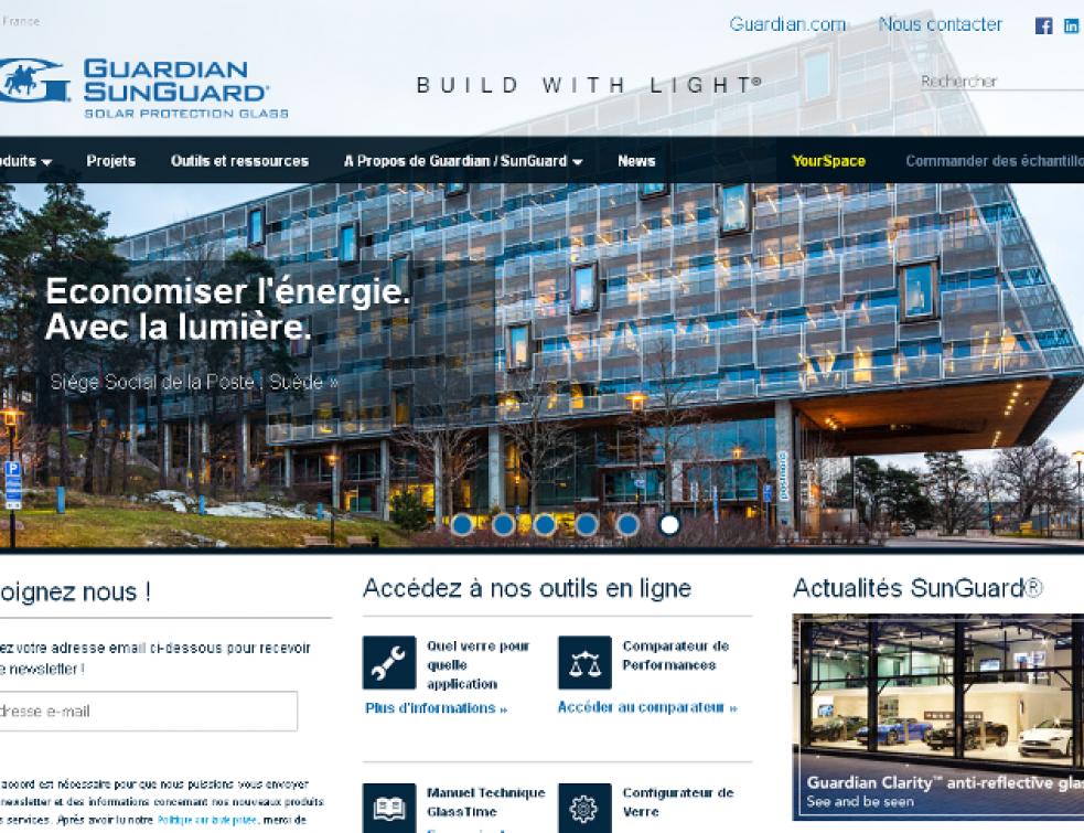 Guardian Glass lance son calculateur de performance en ligne