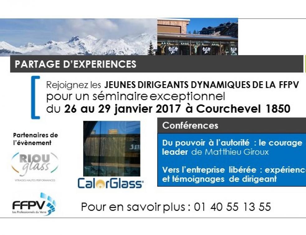 Le rendez-vous 2017 des jeunes dirigeants de la FFPV du 26 au 29 janvier 2017 à Courchevel