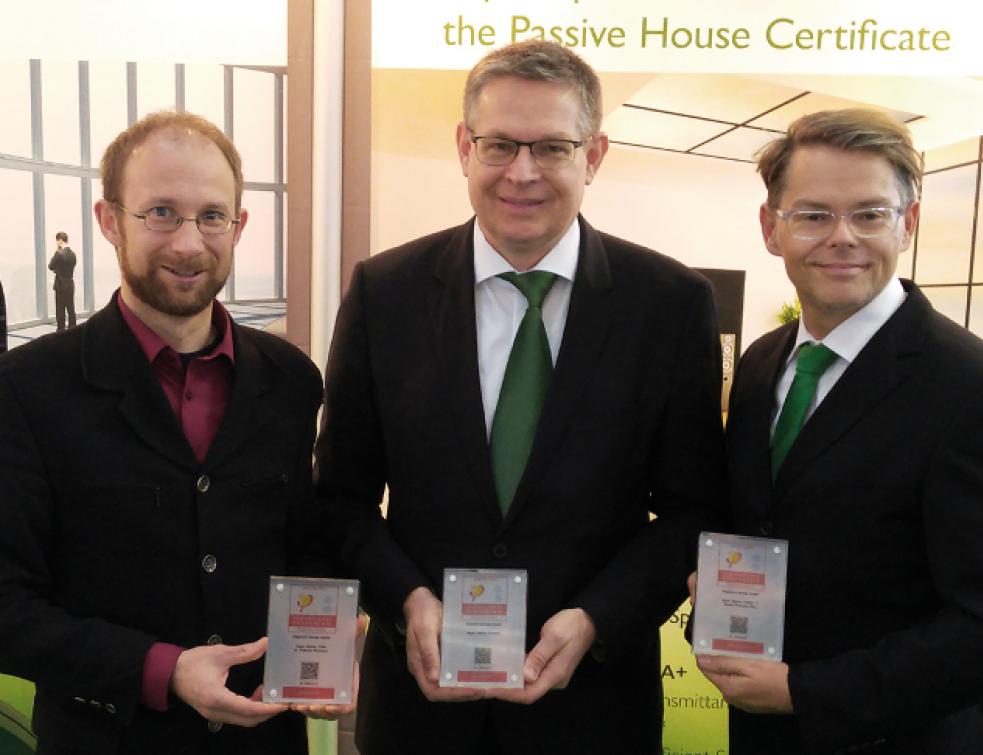 L'espaceur Super Spacer® reçoit l'Award du Passivhaus Institut