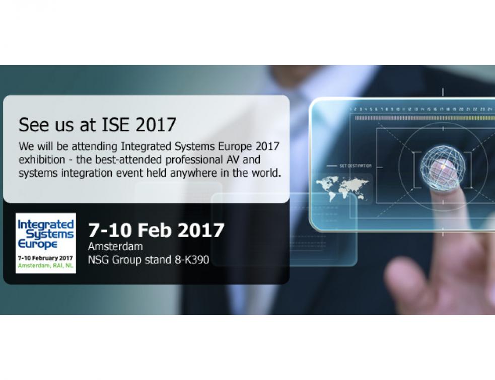NSG Group et visualplanet exposent le miroir intelligent au Salon ISE 2017 du 07 au 10 février à Ams