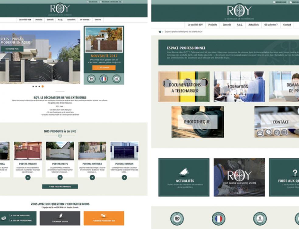 Le nouveau site internet de Roy donne priorité à l'information et au service