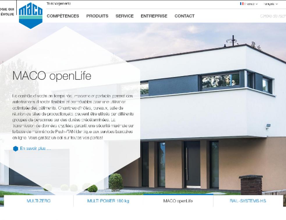 Lancement du nouveau site Internet de Maco France