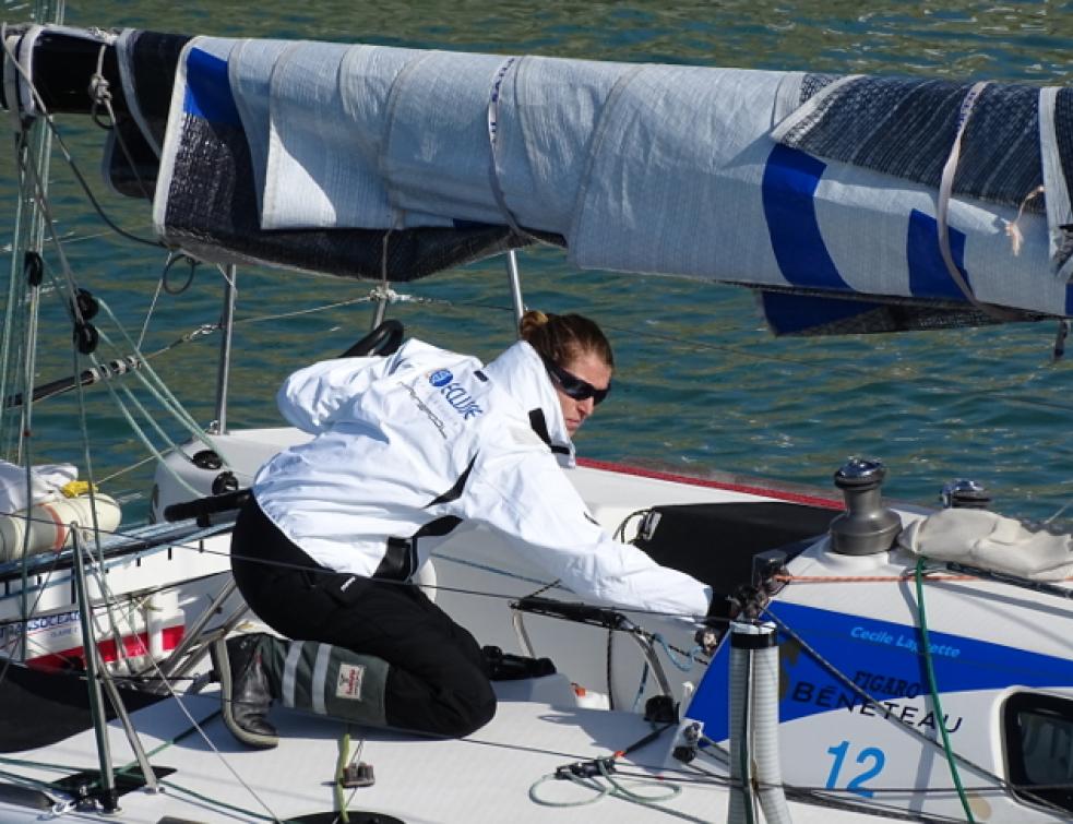 Eclisse France soutient le skipper Cécile Laguette à la voile en 2017