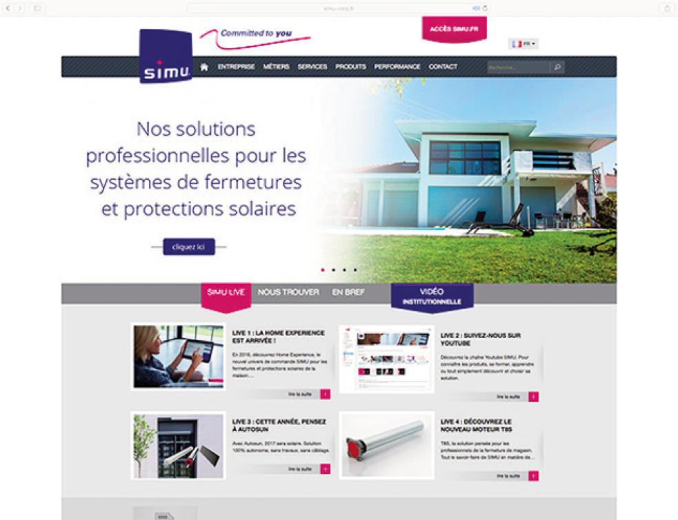 Simu offre un nouveau site pour les pros