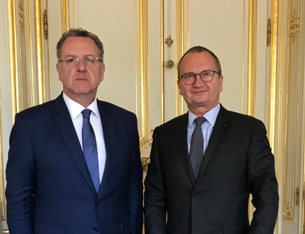 FFB : Jacques Chanut reçu par Richard Ferrand,  ministre de la Cohésion des Territoires