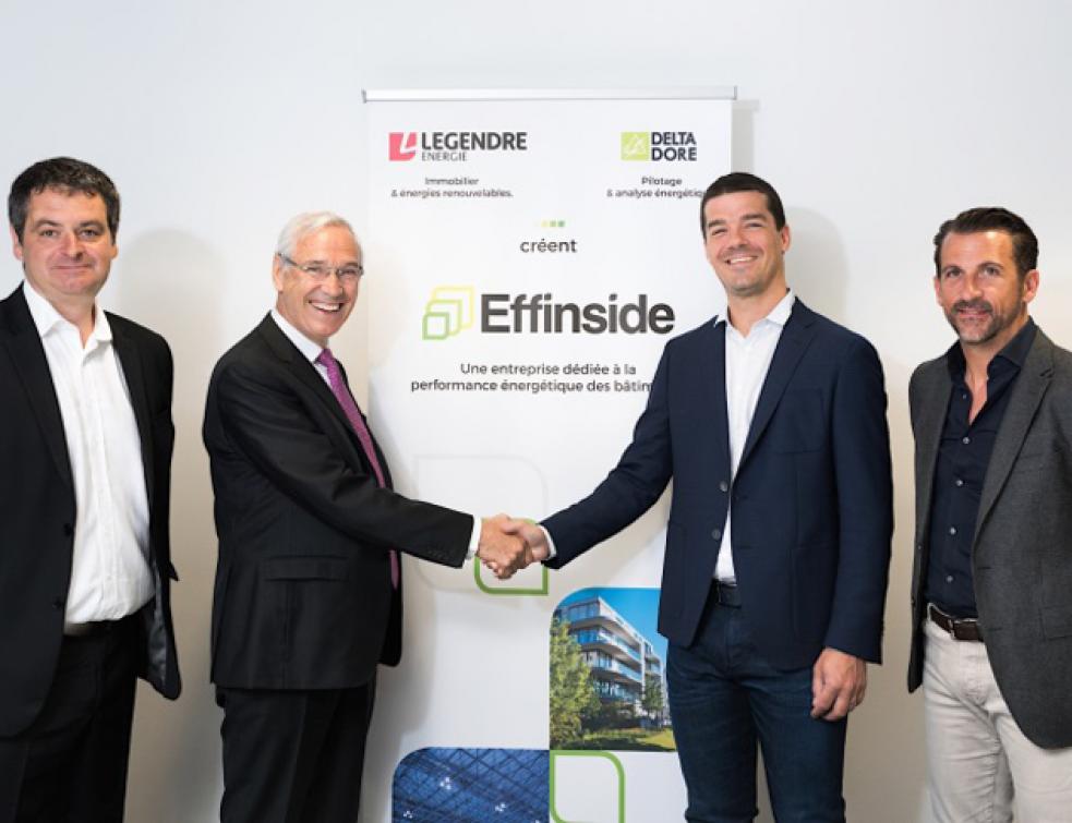 Delta Dore et Legendre créent Effinside, un nouvel acteur de l'efficacité énergétique des bâtiments