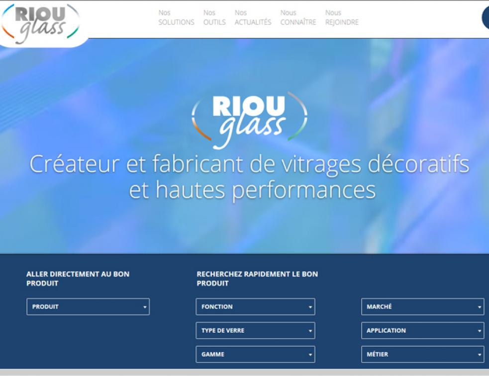 Riou Glass modernise son site internet