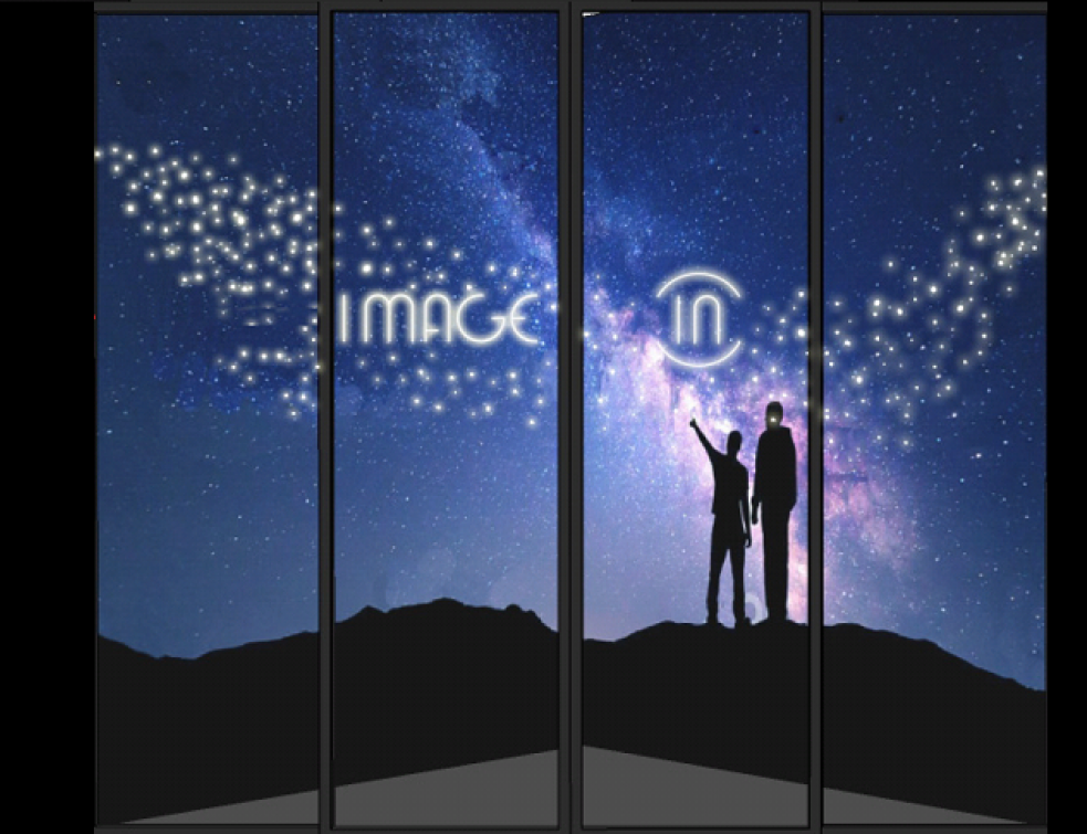 Innovation Architect@work : Image'In, porte automatique lumineuse