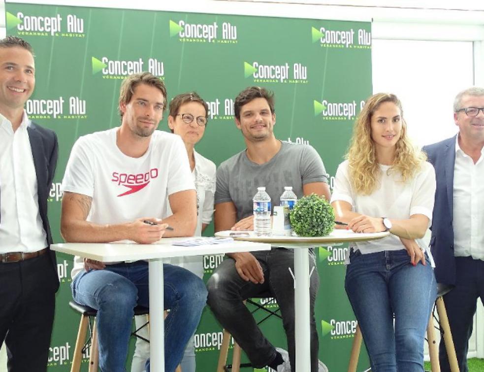 3 sportifs français de haut niveau, ambassadeurs de Concept Alu