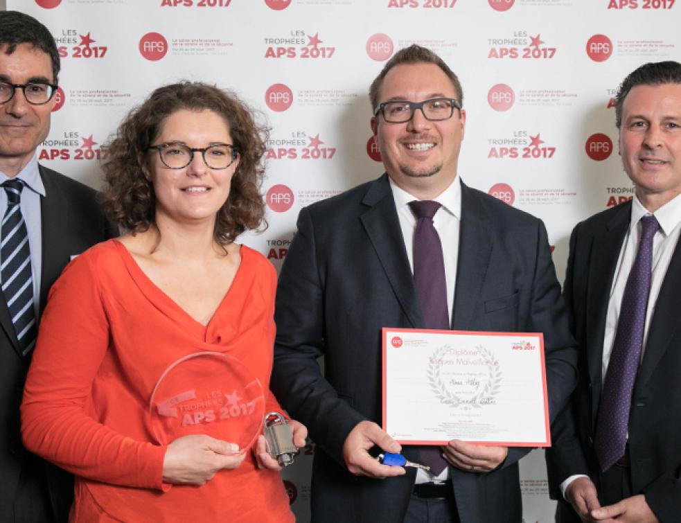 Abloy lauréat Or des Tophées APS 2017 avec Cliq® Connect Online