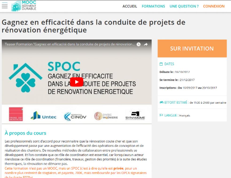 Une 1ère formation FEEBat à distance pour la maîtrise d'oeuvre 