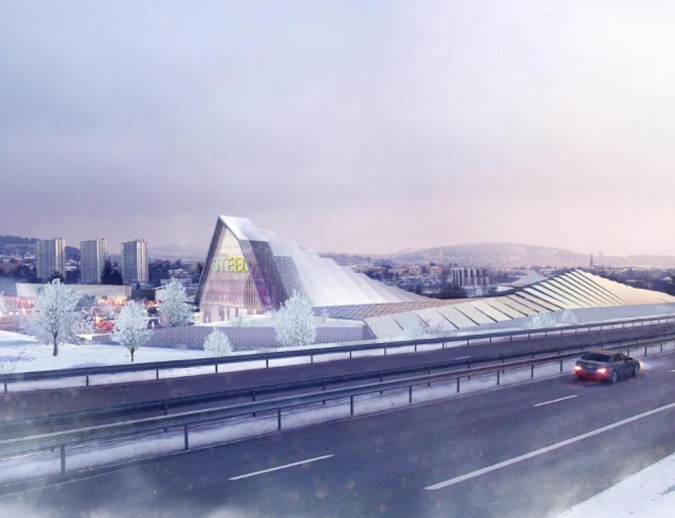 La structure du centre commercial 