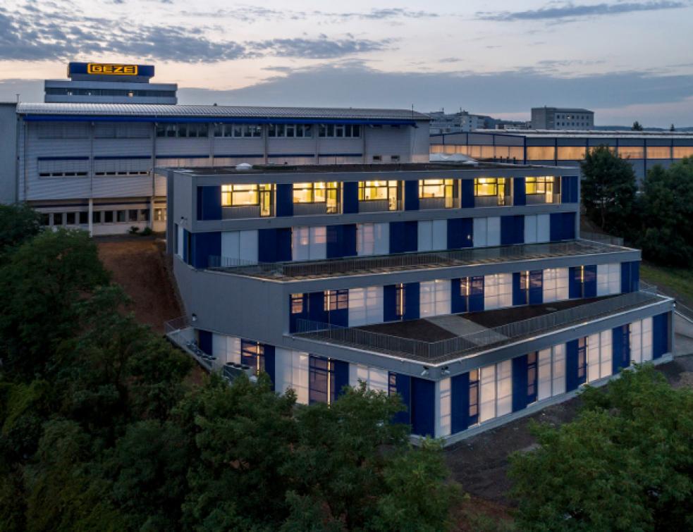 Inauguration du nouveau centre de développement Geze