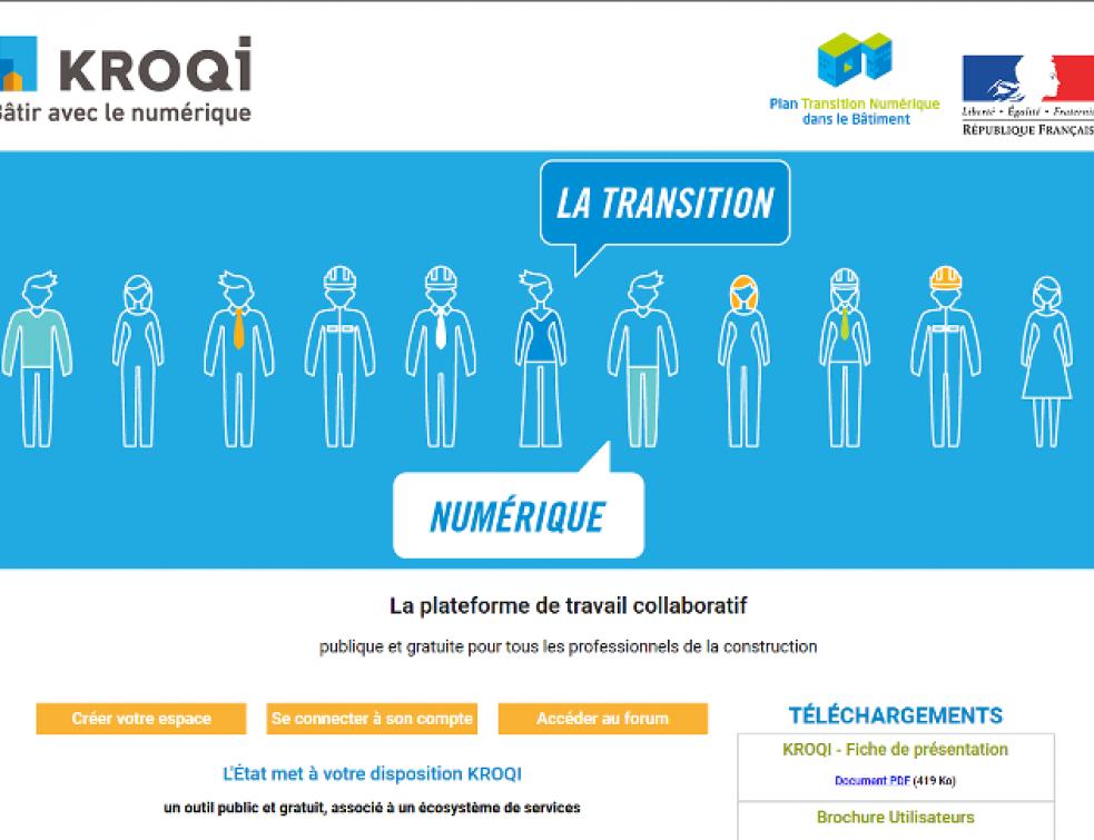KROQI - Plateforme publique au service des TPE/PME de la construction