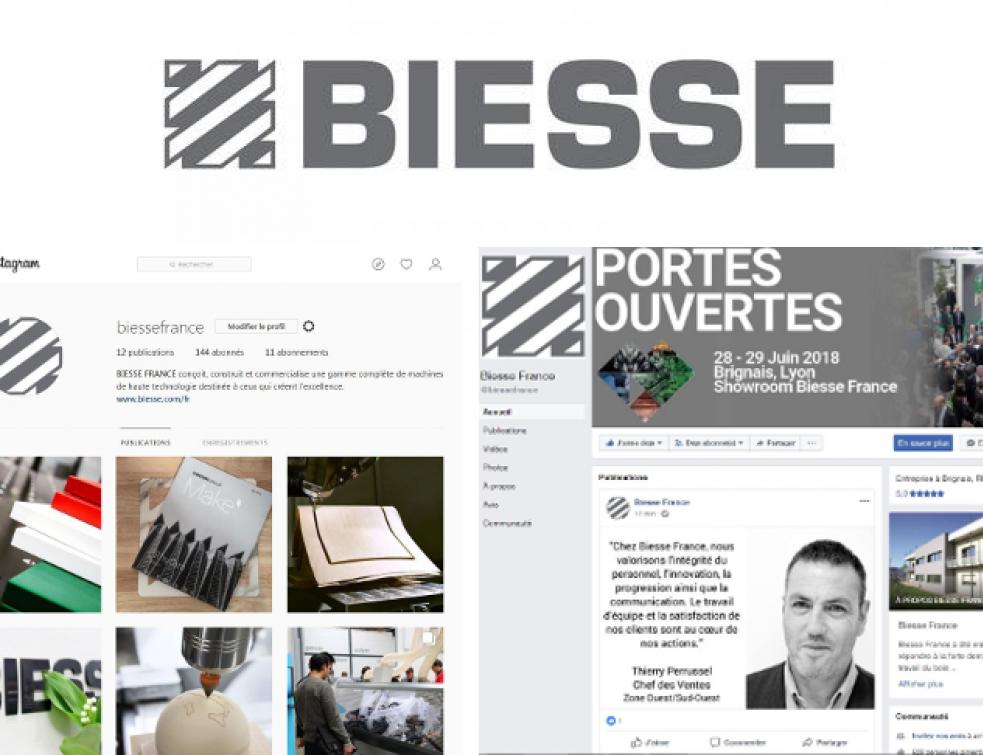 Biesse France renforce sa présence sur les réseaux sociaux