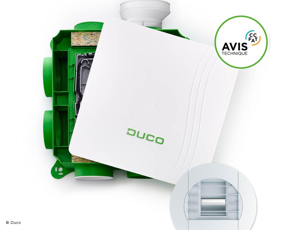 Duco obtient l'Avis Technique pour sa nouvelle gamme de VMC DucoBox Hygro 