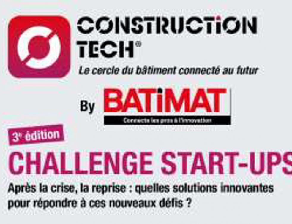 Troisième édition du challenge Start ups Construction Tech