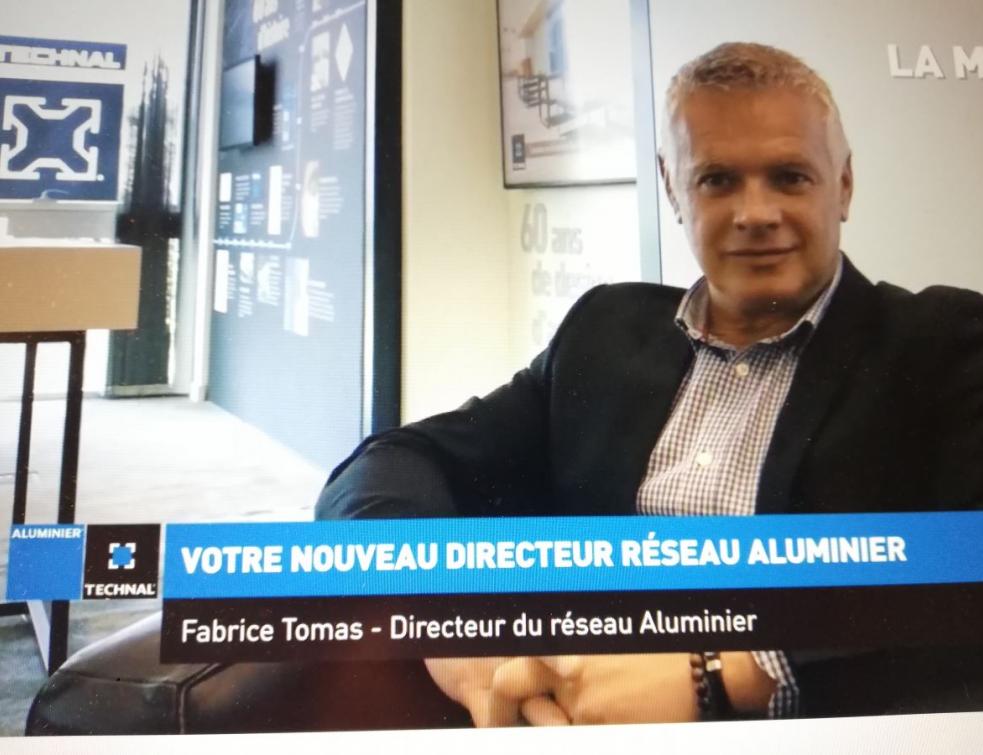 Fabrice Tomas, nouveau directeur du réseau Aluminier se présente dans la Matinale Technal 