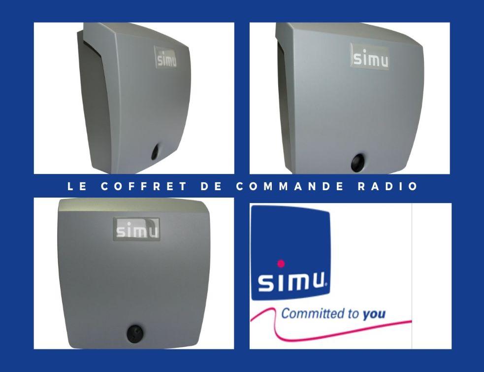 SD100 Hz : le coffret de commande radio SIMU pour portes de garages enroulables