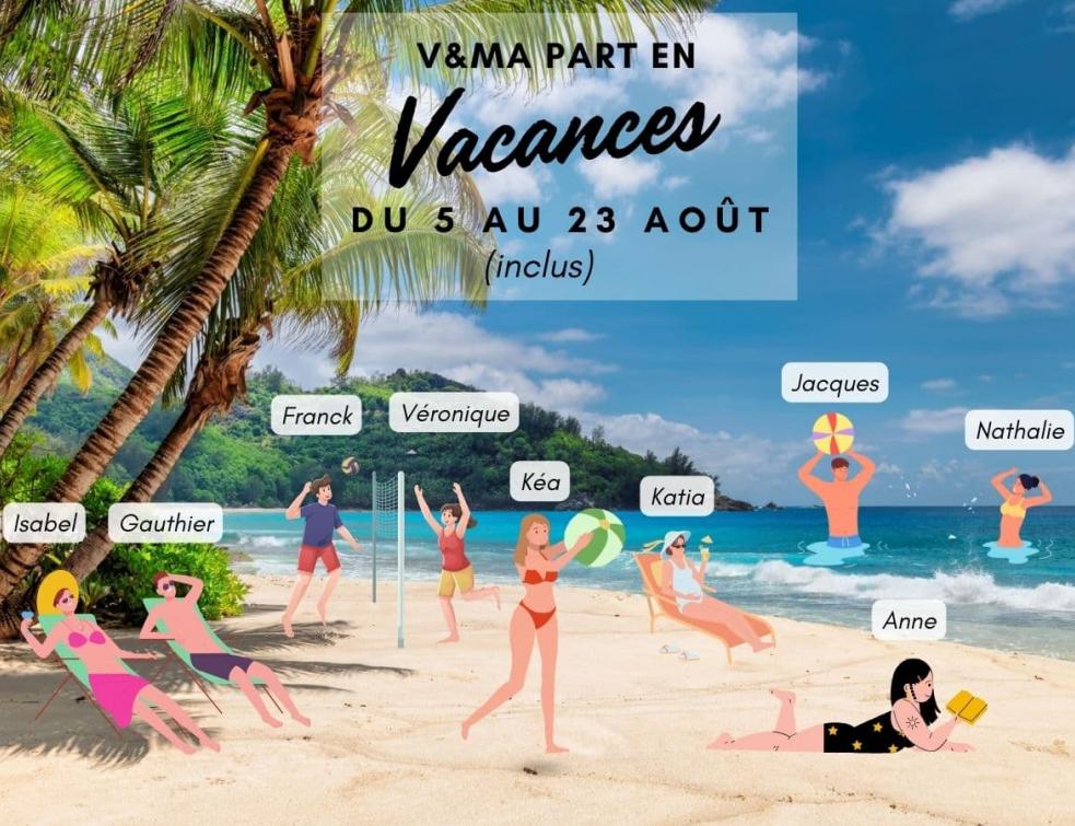 Infographie montrant des personnes sur la plage et dans l'eau