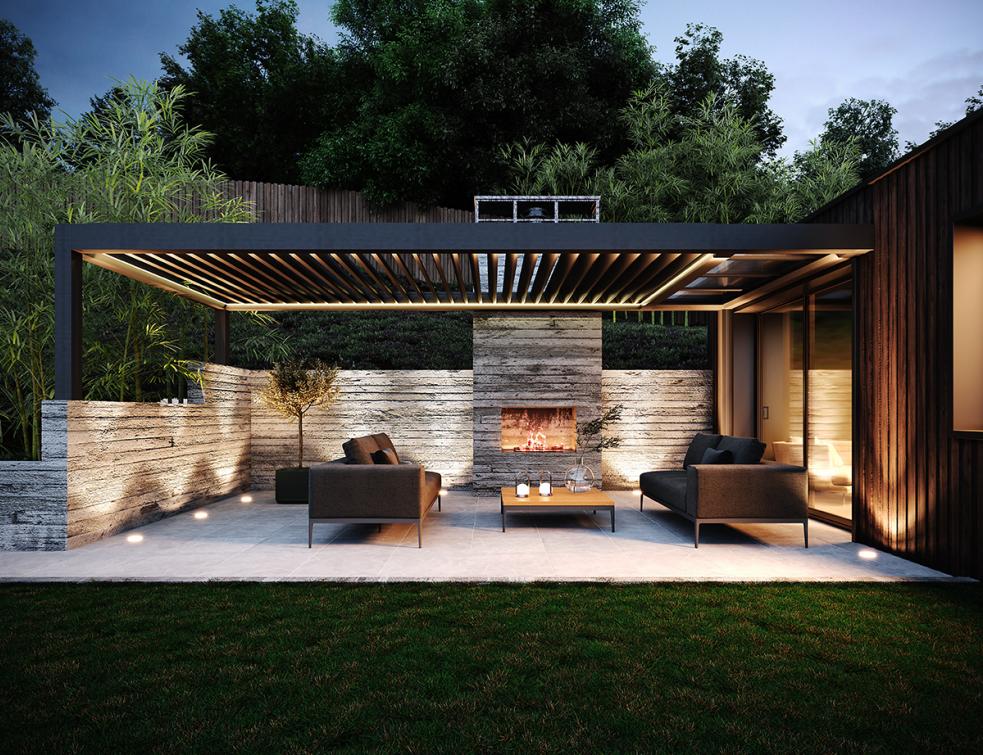 pergola bioclimatique Sepalumic