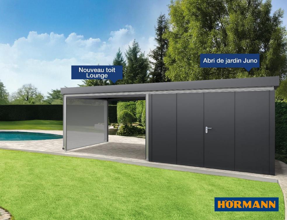 Abris de jardin Hörmann avec toit Lounge